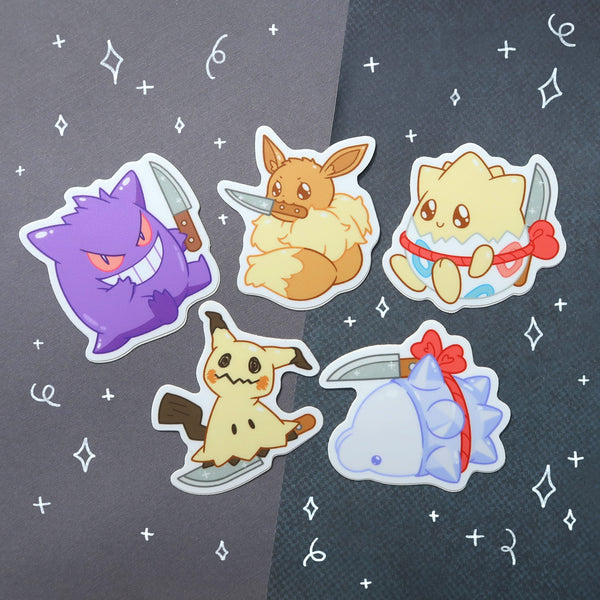 Pokey-Mon Stickers