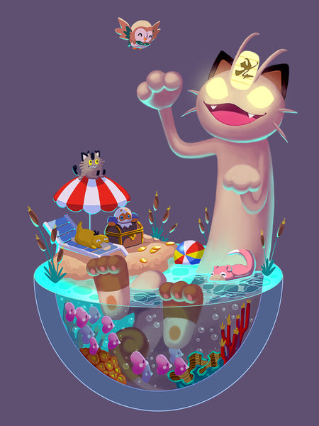 Gigantimax Meowth and Friends