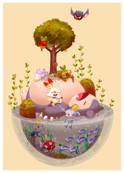 Gigantimax Snorlax and Friends