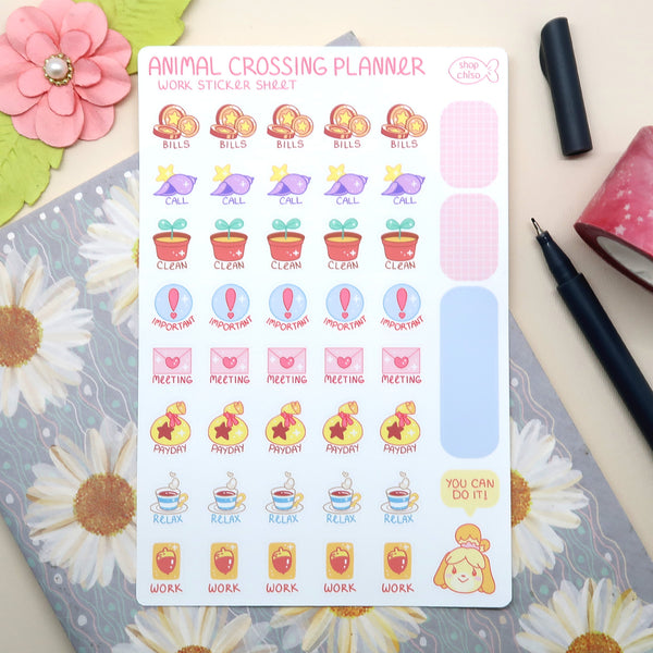 AC Planner Sticker Sheet