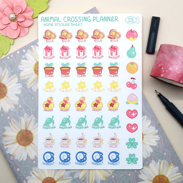 AC Planner Sticker Sheet