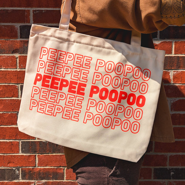 Peepee Poopoo Tote Bag