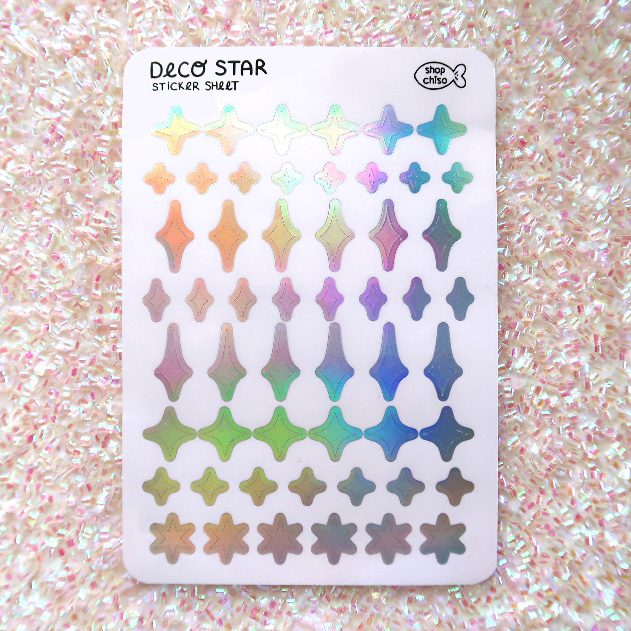 Deco Star Sticker Sheet