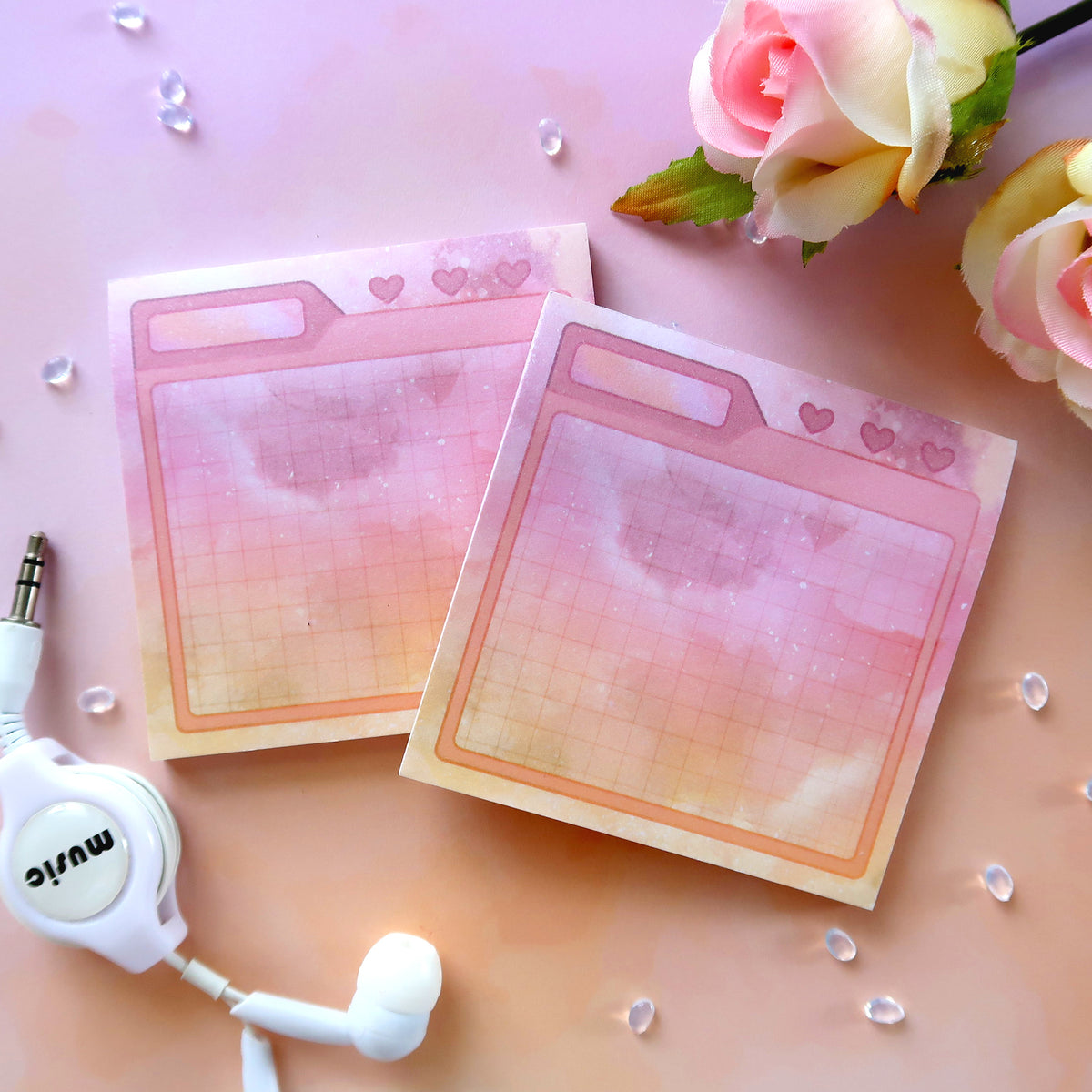 Heart File Sticky Note – Chiso.Shop