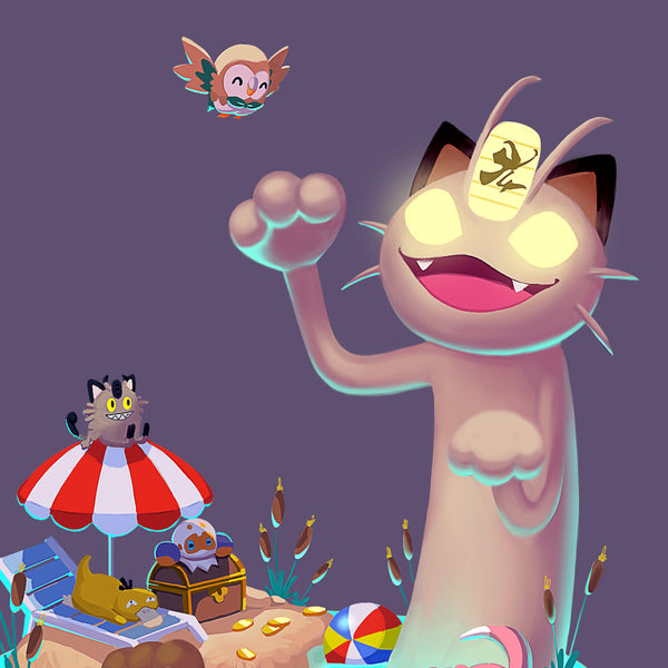 Gigantimax Meowth and Friends